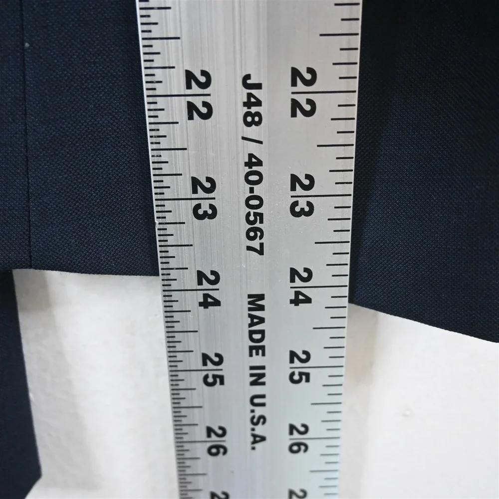Pronto Uomo‎ 36R Blue 100% Wool Mens Blazer Suit Jacket Sport Coat